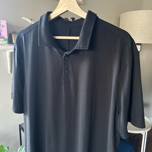 Lululemon Evolution Black Polo Shirt